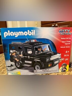 PLAYMOBIL #5674 Tactical Unit All-Terrain Vehicle NEW City Action Police Car NIB